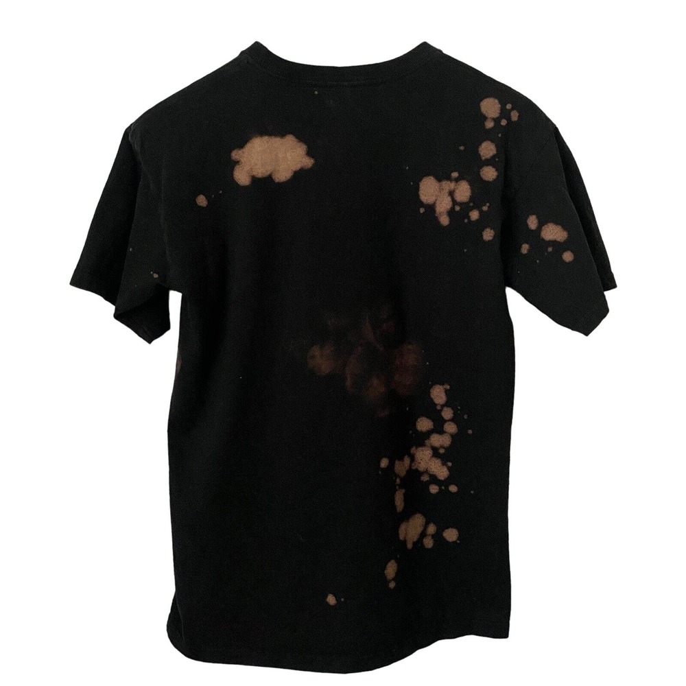 Vans Unisex Palm Tree Thumbs Up Upcycled Bleached Distressed T-Shirt - Medium - Picture 3 of 4